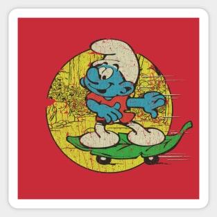 Smurfboarding is Not a Crime 1980 Sticker